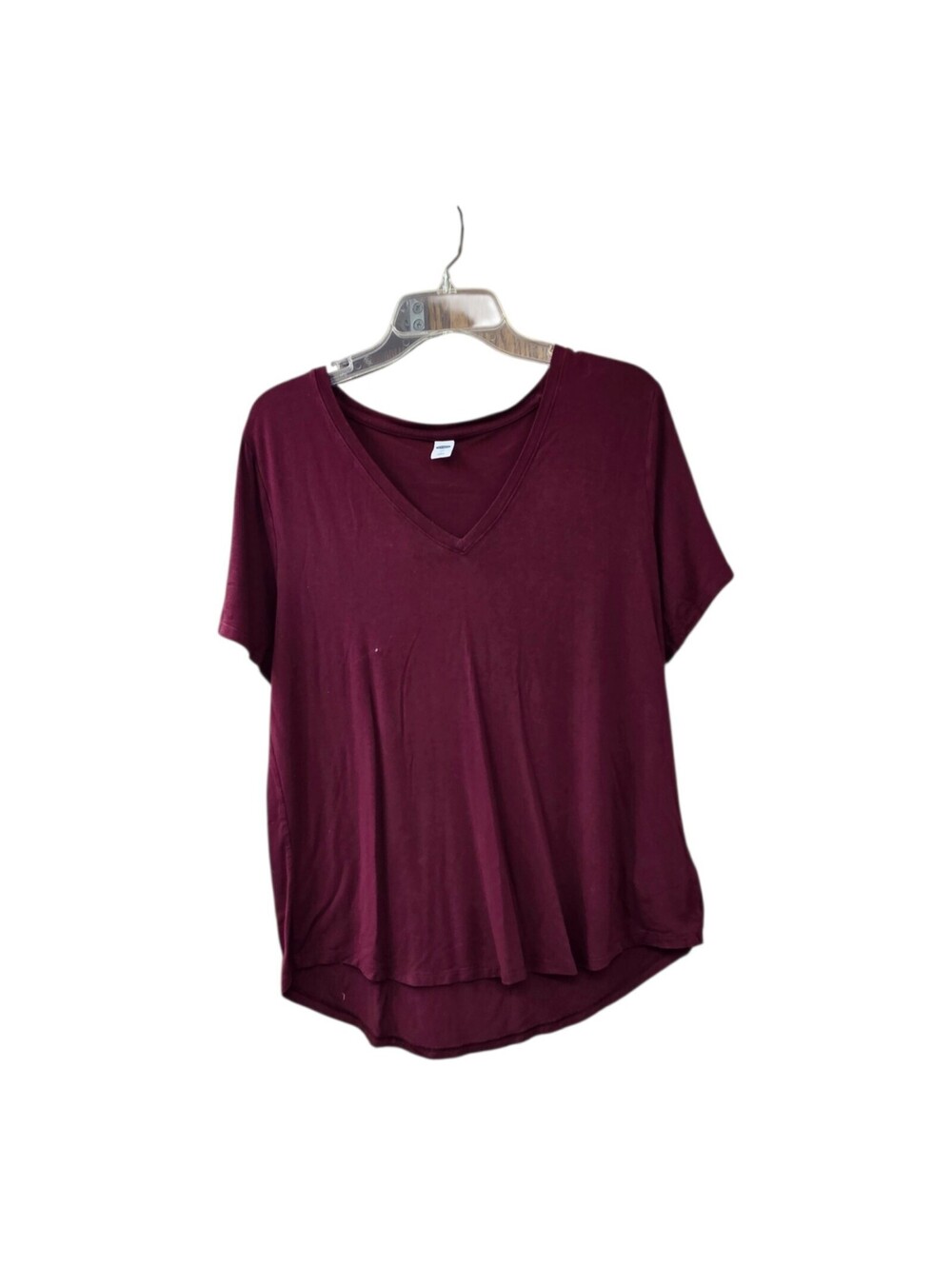 Old navy maroon tshirt womens spring summer